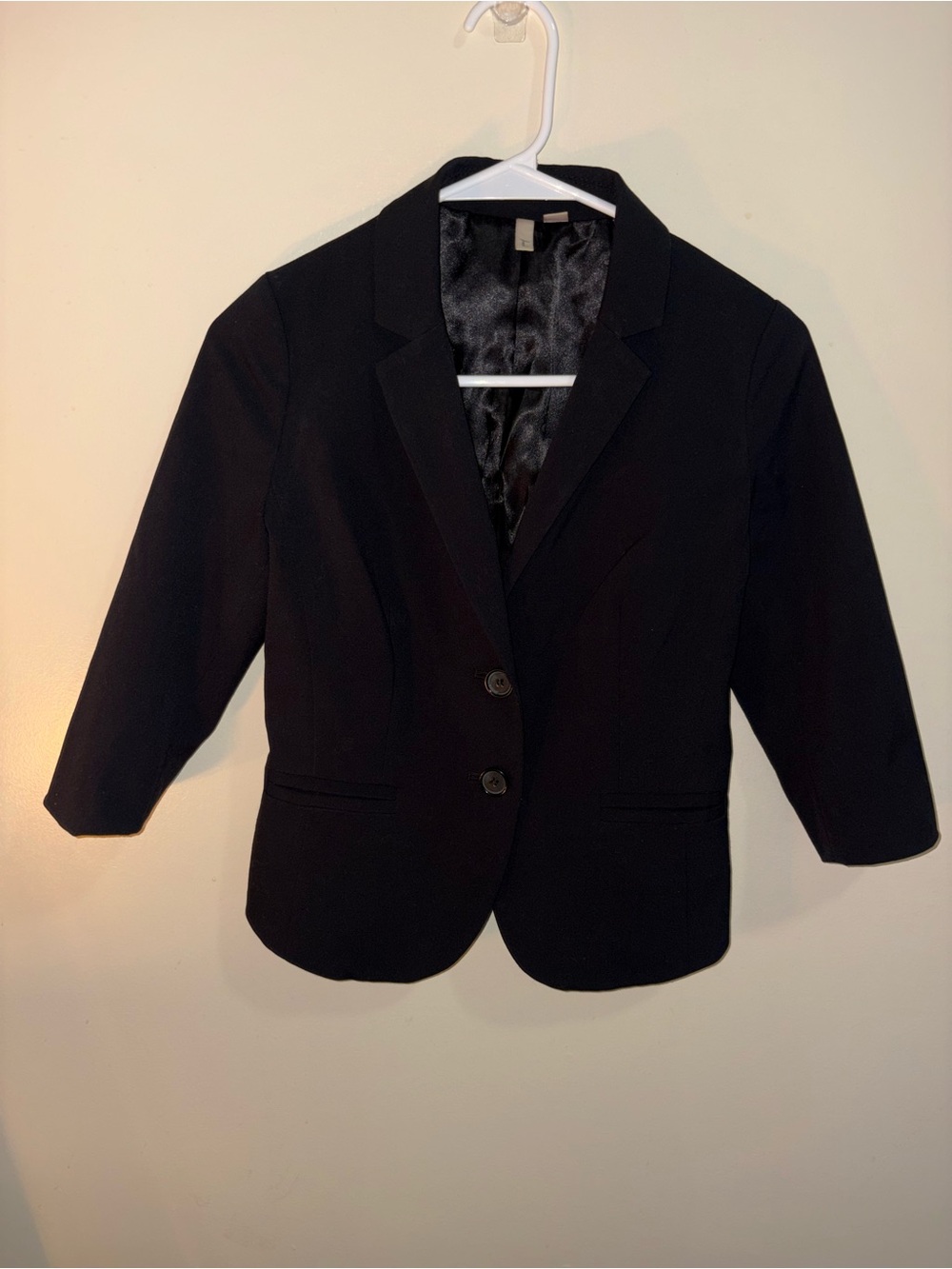 Frenchi Black Satin-Lined Jacket